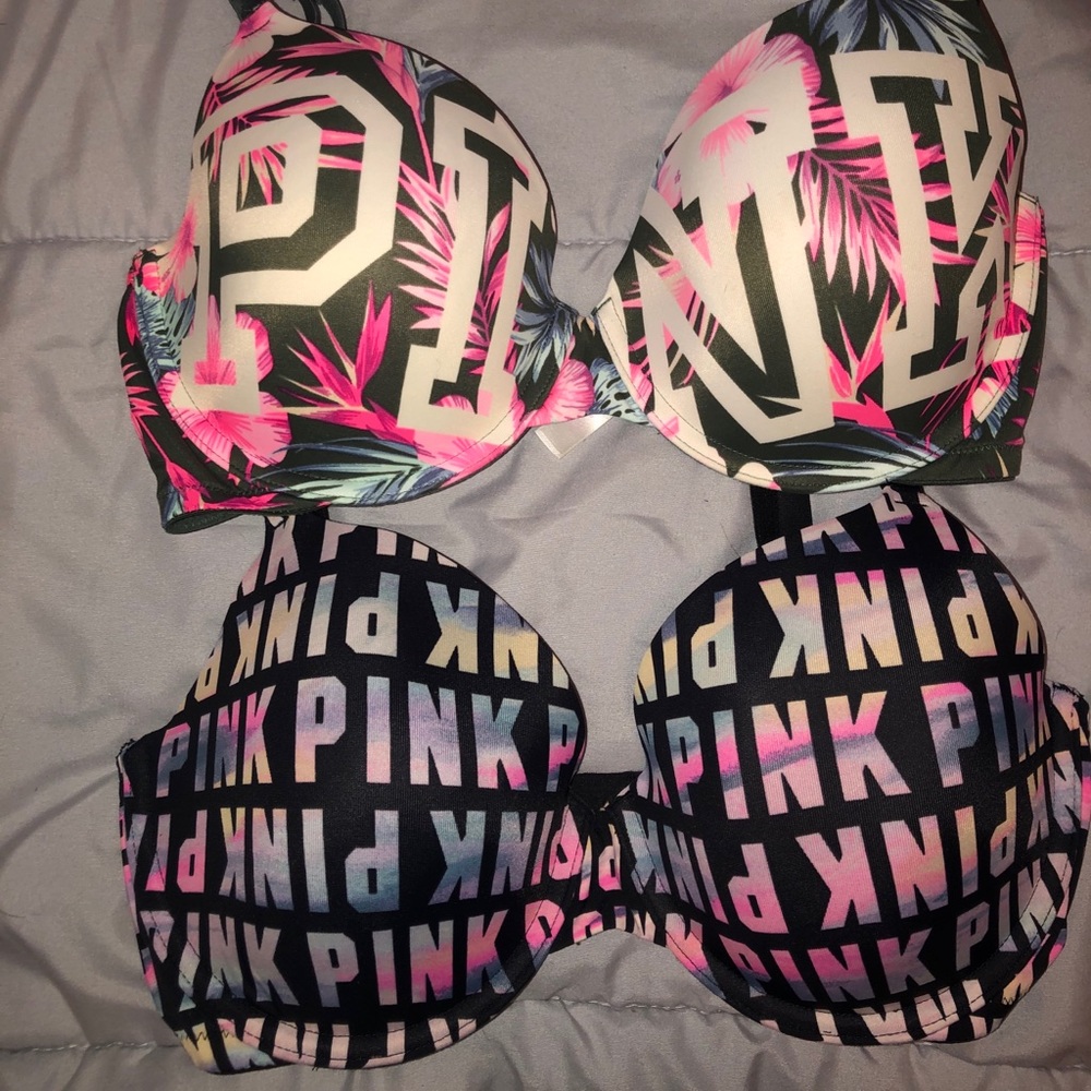 Pink Bras Bundle (2) 34DD